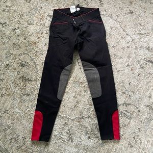 Stylish Black and Red Women's Leggings